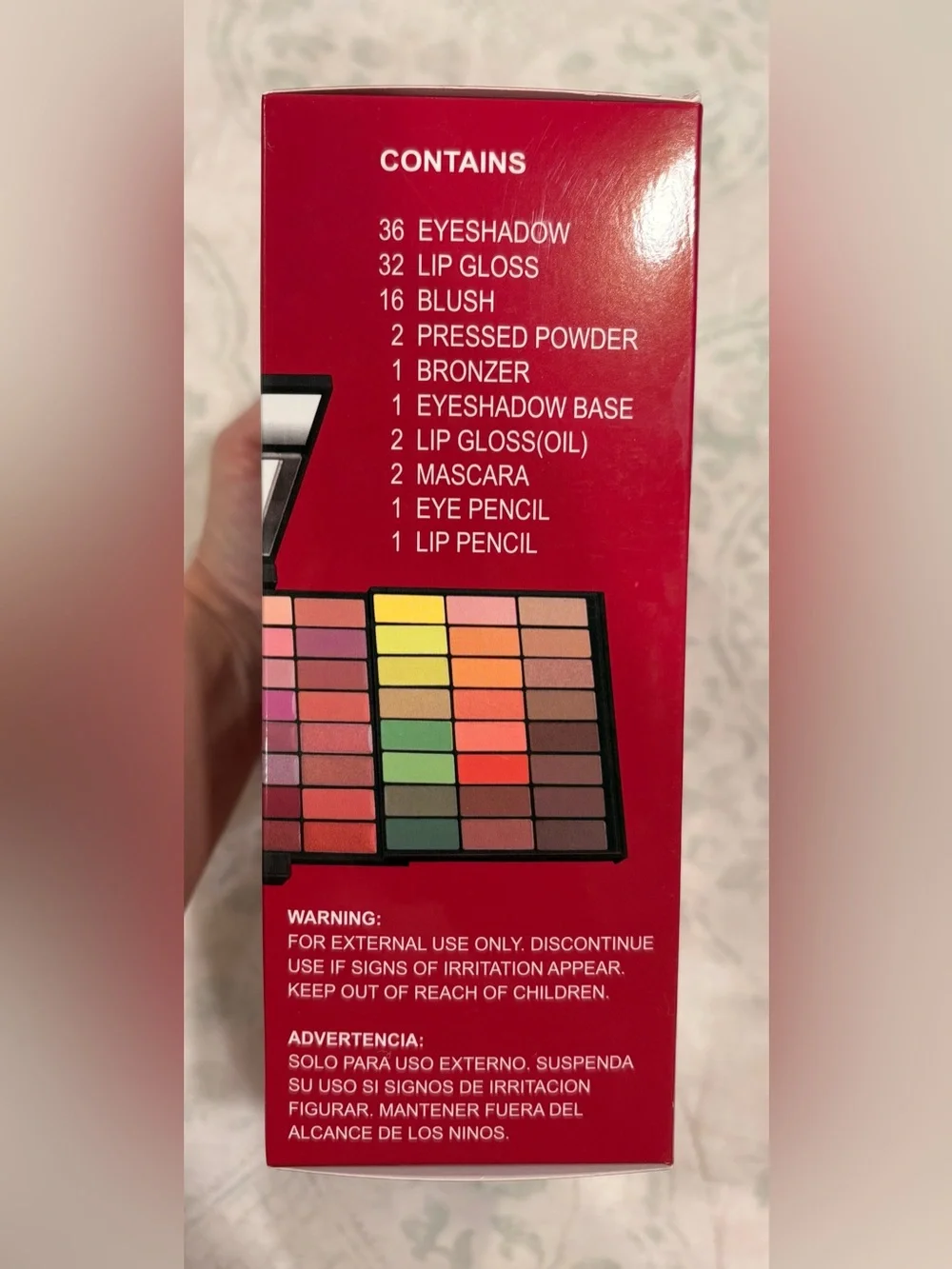 Malibu Glitz Makeup Palette NIB Large Multi Shade Set Gift Ready